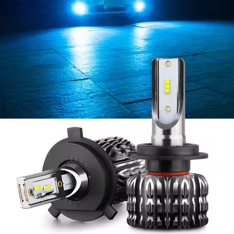 BraveWay H11 LED Light Bulbs for Car Light Bulbs Auto Headlight H3 H4 50W HB3/9005 BH4/9006 LED H4 1