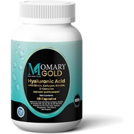 MOMARY Gold Hyaluronic Acid with Biotin, Collagen, Keratin, B-Complex (B1, B2, B3, B5, B6, B7, B9, B