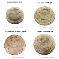 Tudung Saji Rotan Sebatang / Solid Rattan Food Cover / Tudung Saji Murah