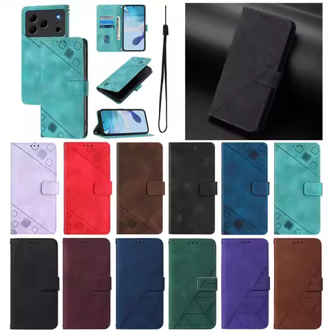 Wallet Case For Doogee Note 56X 56 59 58 N55 Plus N60 Pro Shockproof Flip Card Holder Premium Leathe