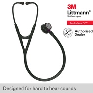 3M Black Tube, Black-Finish Chestpiece, Violet Stem, Cardiology IV 6203, 3M Littmann Stethoscope
