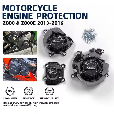 V2 protector de motor de moto GBRacing For KAWASAKI motos Z800 Z800E 2013-2016 Motorräder carenados 