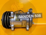 คอมแอร์ ซันเด้นsanden 508 ทั้ง 12v 24v (คอมเพรสเซอร์) sanden 508 SD-508