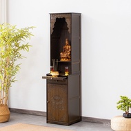 Minimalist Altar Cabinet Elevated Home Buddha Shrine Guanyin Economical Altar Table Standing Cabinet