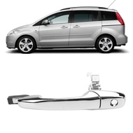 wowowi Front Left Outside Door Handle Car Exterior GJ6A-59-410 Stylish Look Smoother Grip Outer for 