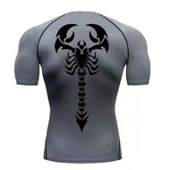 Men's gym clothes, Sun protection sports shirt for second skin, long -sleeved compression shirt for 