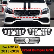 GT Diamond Front Bumper Grille Inlet Grill Mesh Facelift Body Kit For Mercedes W176 Benz A 2013 2014