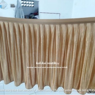 Pleated Buffet Table Decoration 70 cm x 150 cm – Filamin Table Skirt ELEGAN