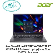 Acer TravelMate P2 TMP216-51G-72S9 16” WUXGA IPS Business Laptop | Intel Core i7-1355U Processor