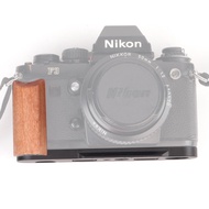 Suitable for Nikon F3 F3HP F3T F3AF Film Camera Wood Grip Handheld Quick Release Board Integrated Ak
