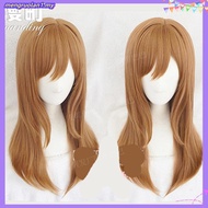 honeypanda Anime Cells At Work Cosplay Wig Platelet Long Straight Brown Cosplay Prop Hataraku Saibou