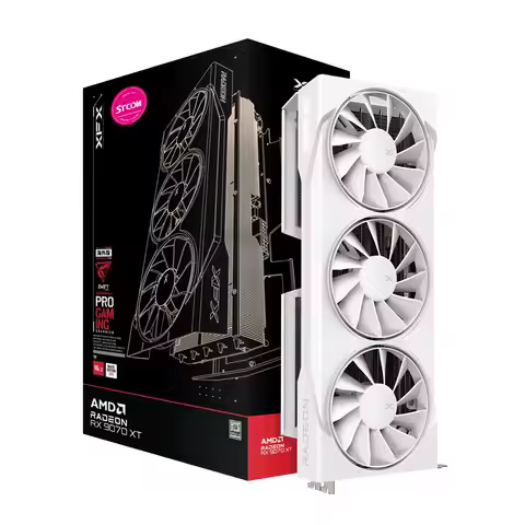 XFX RADEON RX 9070 XT SWIFT WHITE D6 16GB