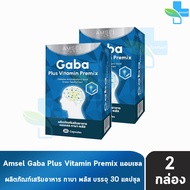 Amsel Gaba Plus Vitamin Premix แอมเซล กาบา พลัส วิตามินพรีมิกซ์ 30 แคปซูล [2 กล่อง] 101