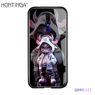 Hontinga เคสสำหรับ OPPO F11โปร F5 F3 F7 F9ค้นหา X2 Pro X5 5G R11S R15 K1 Pro R7 R17 Plus F1 Plus R9S Plus เคส Reno น่ารักการ์ตูนอะนิเมะแฟชั่นตัวละครเคสโทรศัพท์กระจกเทมเปอร์เคสด้านหลังแข็งเคส