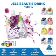 Jele Beautie Drink Jelly Thailand Collagen Glutathione Vitamin A C E Low Calories (HALAL)