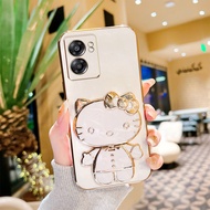Casing for Oppo A57 A77 2022 4G 5G A57E A57S A77S 4G Realme V23 Q5i Narzo 50 5G Cute 3D Kitty Cat Mi