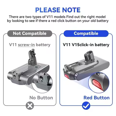 25.2V 6.0Ah/ 8.0Ah for Dyson SV14 SV15 Vacuum Cleaner Battery Fluffy SV15 V11 Absolute Extra V11 Abs