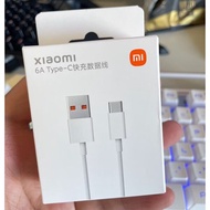 Xiaomi USB แท้6A สายชาร์จ TypeC เรดมี่120วัตต์สายข้อมูลสำหรับ Xiaomi 11T Pro/ 12pro/K60เข้ากันได้กับ