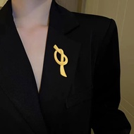 2024 Bow Knot Knot Brooch Gold Medieval High-End Temperament Suit Corsage Sweater Pin Accessories