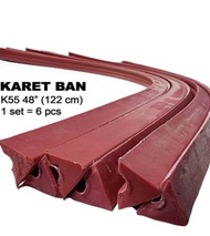 Karet Ban Meja Billiard 8ft (1 Set isi 6pcs ) / Aksesoris Billiard