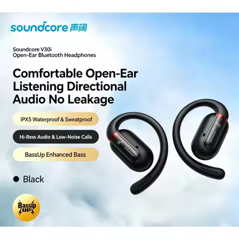 Soundcore By Anker V30i A3873 Open-Ear Earbuds Bluetooth 5.3 IPX5 Waterproof 36H Playtime Wireless S
