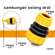 Thread hose connection 3/ 4 quarter to 1/2 quarter jt16 mustard