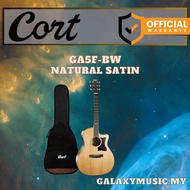 Cort GA5F-BW - Grand Regal Acoustic Guitar with Gig Bag - Natural Satin (GA5F BW/GA5FBW)