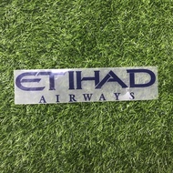 Etihad airways dark blue sponsor jersey patches patch jersi