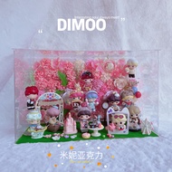 Dimoo Date Series Blind Box Display Case Bubble Mat DIY Mini Props Scene Setup Collectible Figure Sh
