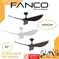 Fanco Huracan ceiling fan 52" DC Brushless Motor