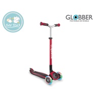 Globber Master Lights Red Black Scooter