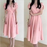 Newest CHRISTMAS MIDI DRESS SATIN WOMEN-DRESS CASUAL DRESS-CHRISTMAS DRESS 2022 DRS E013 By D 4 You