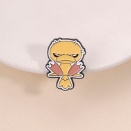 Sassy Angry Duck Enamel Pin Funny Worker Grunge Meme Brooch Kawaii Badge for Backpack Trendy Accesso
