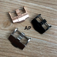 Stainless Steel Buckle Alternative Epillar AP Leather Strap Pin Buckle Tape Buckle 22mm 24mm Silver 