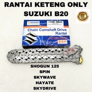 Chain ONLY SUZUKI B20 ORIGINAL ORIGINAL SGP SHOGUN 125, SPIN, HAYATE, SKYWAVE, SKYDRIVE