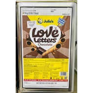 4.5Kg **Julie's Love Letter Chocolate ( Tiada Tin Deposit )