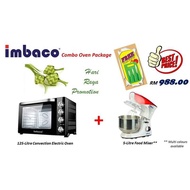 【WUCHT】Imbaco Baker Oven  125 liters / Imbaco Convection Oven / Imbaco Oven 125 liters + Imbaco Mixe