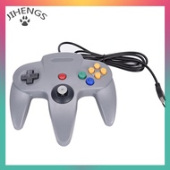 JIHENGS Fkend Wired USB Controller For Nintendo N64 Joystick Games Gamepad Joypad For N64PC Black