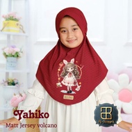 Al JAZEERA - YAHIKO CHILDREN'S INSTANT HIJAB VOLCANO JERSEY by BUNGA HIJAB