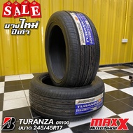 ยางใหม่ปีเก่า ราคาพิเศษ - BRIDGESTONE TURANZA GR100 ขนาดยาง 245/45R17 ปี 2015 (ราคาต่อเส้น) (2454517