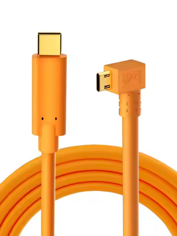 Type-C to MicroUSB On-line Shooting Cable suitable for SONY A7M2/A6400/A6600/ZV1 Nikon D5600/D3400 C