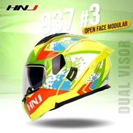HNJ 937 HNJ 601 3 Motorcycle Modular fullface helmet with design Unisex Motorcycle helmet