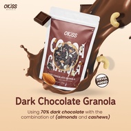 Okiss Granola 70% Dark Chocolate Granola made with stevia sugar 250g <Diet Breakfast>