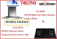 TECNO HOOD AND HOB FOR BUNDLE PACKAGE ( KA 9808 &amp; T 222TGSV ) / FREE EXPRESS DELIVERY