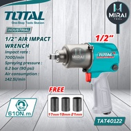 TOTAL TAT40122 1/2″ Air Impact Wrench