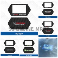 Carbon Fiber Roadtax Holder Premium Car Series High Quality Honda Toyota Perodua Proton Car Roadtax 