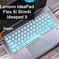 Lenovo IdeaPad Flex 5i Flex 5 Laptop Keyboard Cover/Laptop Keyboard Film 14" Lenovo Yoga Slim 7 Ryzen 7 Slim 7 Pro Waterproof and Dustproof Silicone Skin Cover [ZK]