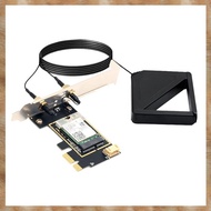 [K U Y G] AX1800 802.11ax RTL8852BE WIFI6 Wireless Card with Magnetic Antenna PCI-E Dual Band 2.4G/5