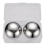 2 Pcs Ice Ball Ice 55mm Cubes Reusable Chilling Stones Untuk Whiskey Wine Beer Stainless Steel