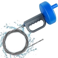 Iron Snake To Remove Clogged Pipes Fix Water Pipe Washbasin Toilet Hand-Cranked Steel 3/10 Meters Z4